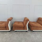 3 Amanta armchairs by Mario Bellini for C&B Italia (reupholstered)