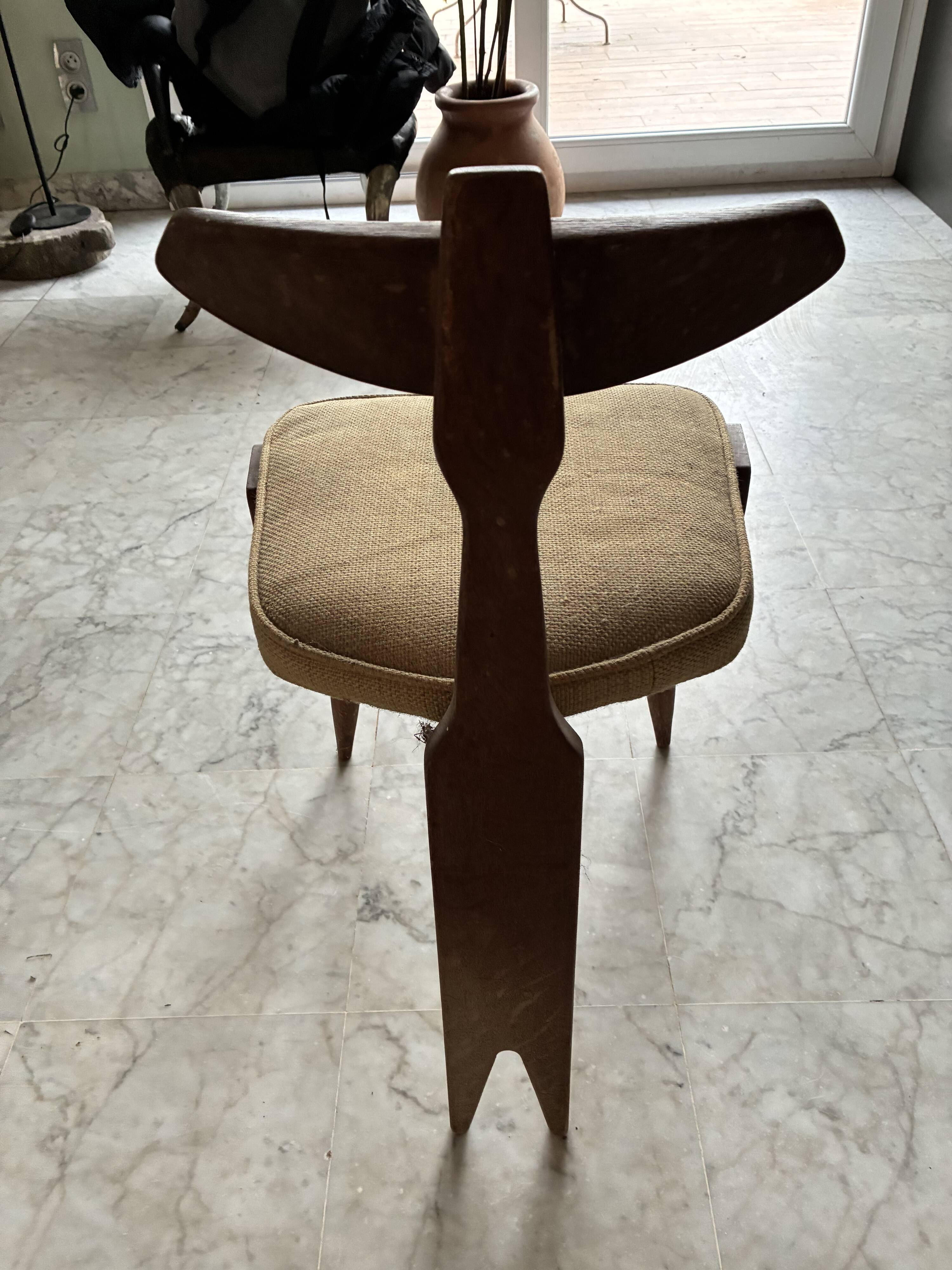 Chaise tripode guillerme et chambron
