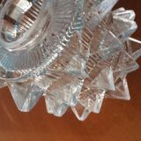 Chiseled glass hanging