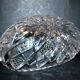 Coupe corbeille en cristal taillé saint-louis taille diamant forme gondole 1900