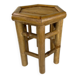 Vintage bamboo side table