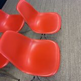 Set of 4 DSS chairs by Charles and Ray Eames for Vitra 2000s
