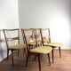 Lot de 5 chaises scandinaves vintage