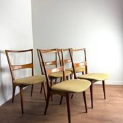 Set of 5 vintage Scandinavian chairs