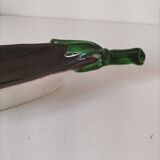 Italian ceramic glossy aubergine bowl – 1960s