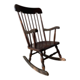 Rocking-chair rustique
