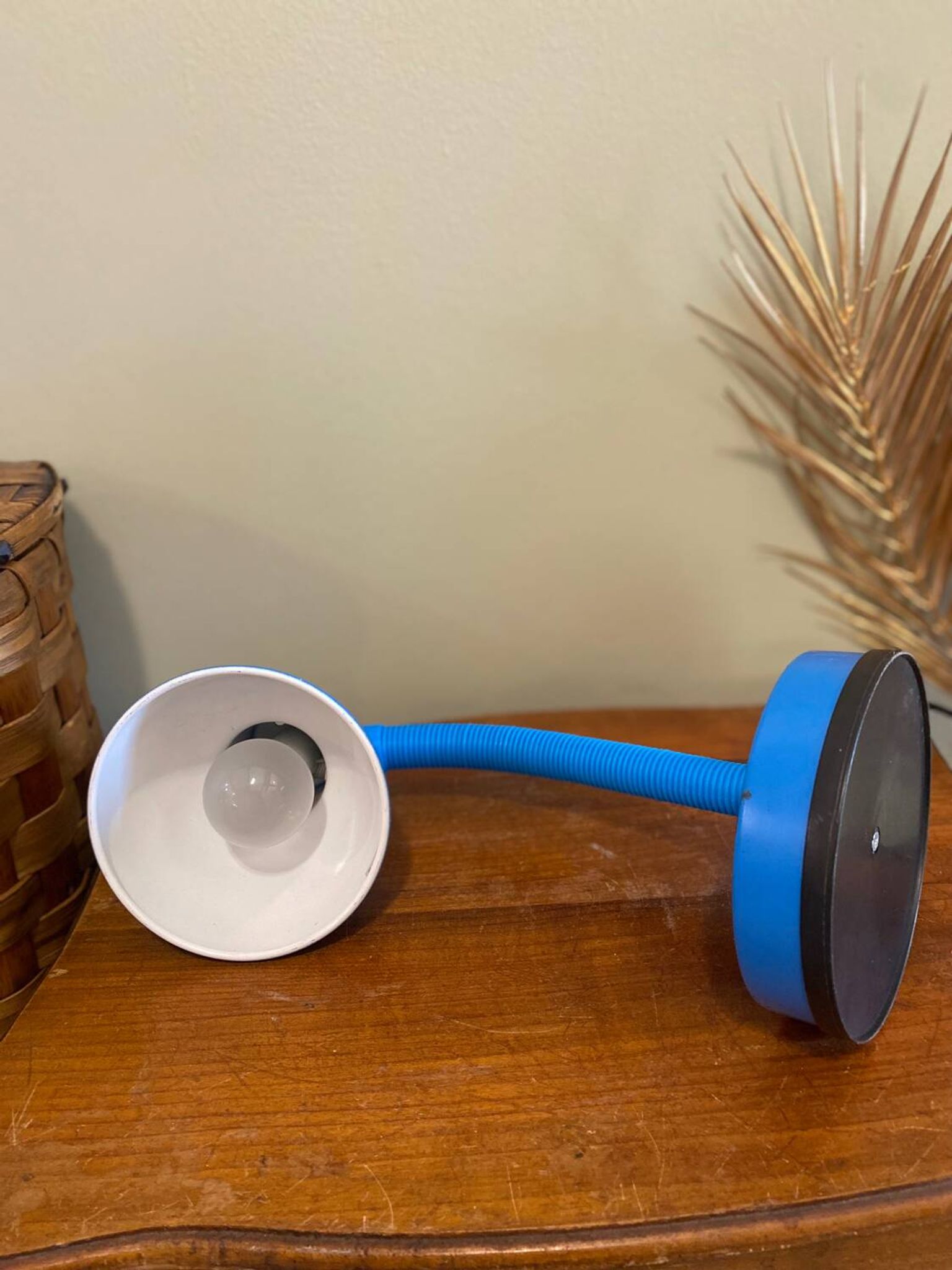 Vintage blue lamp