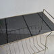 Vintage side table / gold end table / accent table