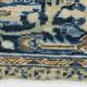Large Navy Blue Antique Persian Rug, 293x391Cm