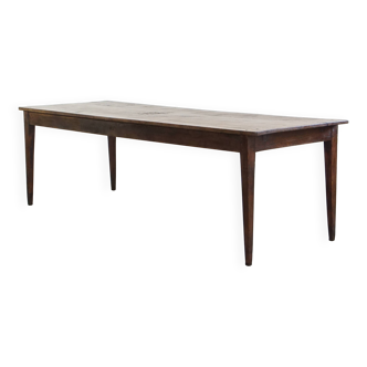Large Antique French Farmhouse Dining Table for 6 to 8 People