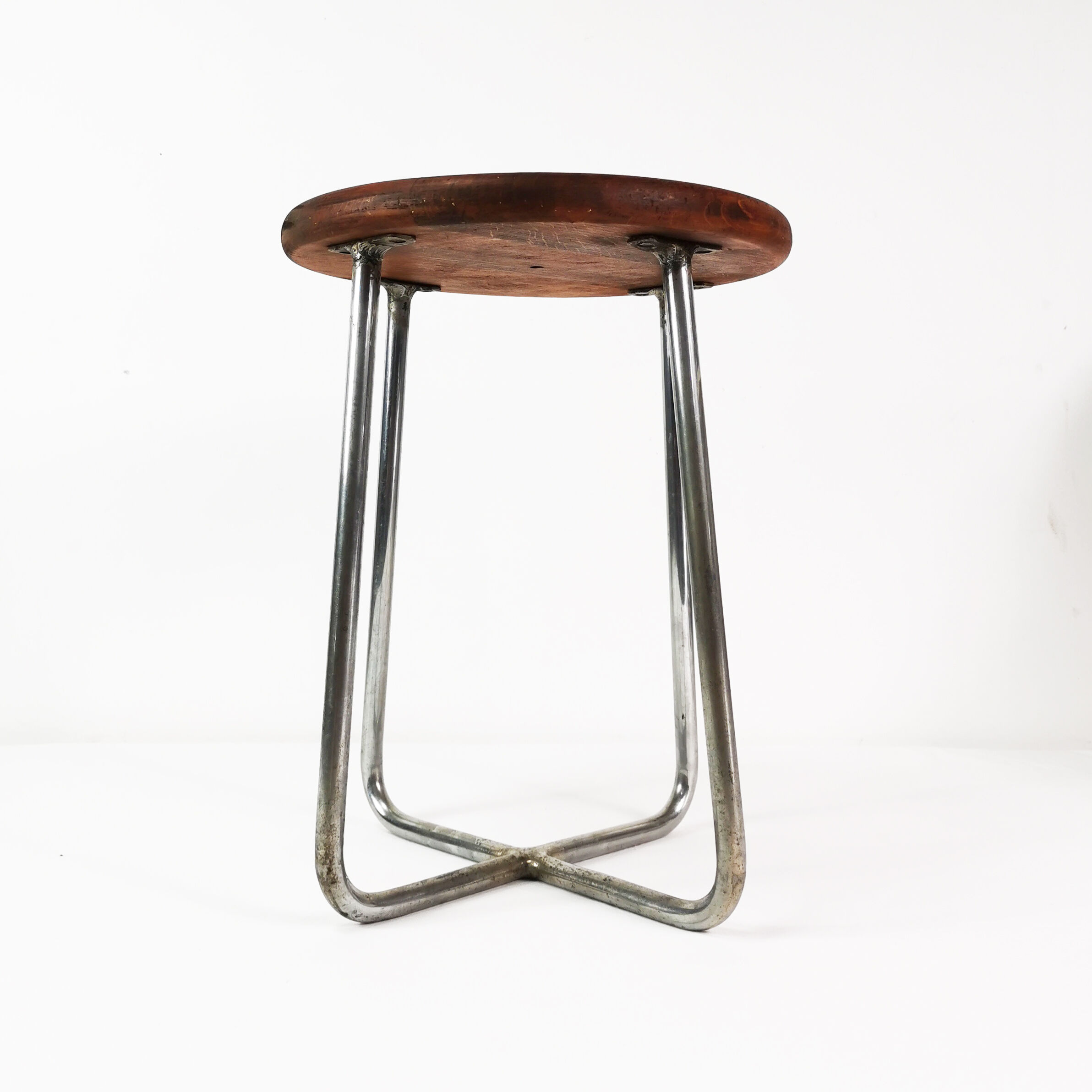 Bauhaus stool, Czechoslovakia, 1930s