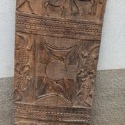Old wooden door Senufo of Côte d'Ivoire