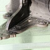 Napoleon III wall console in blackened wood