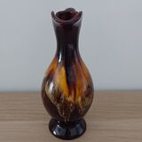 Carafe pichet Vallauris marron et jaune