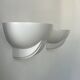 Pair of vintage plaster wall lights, France 1970