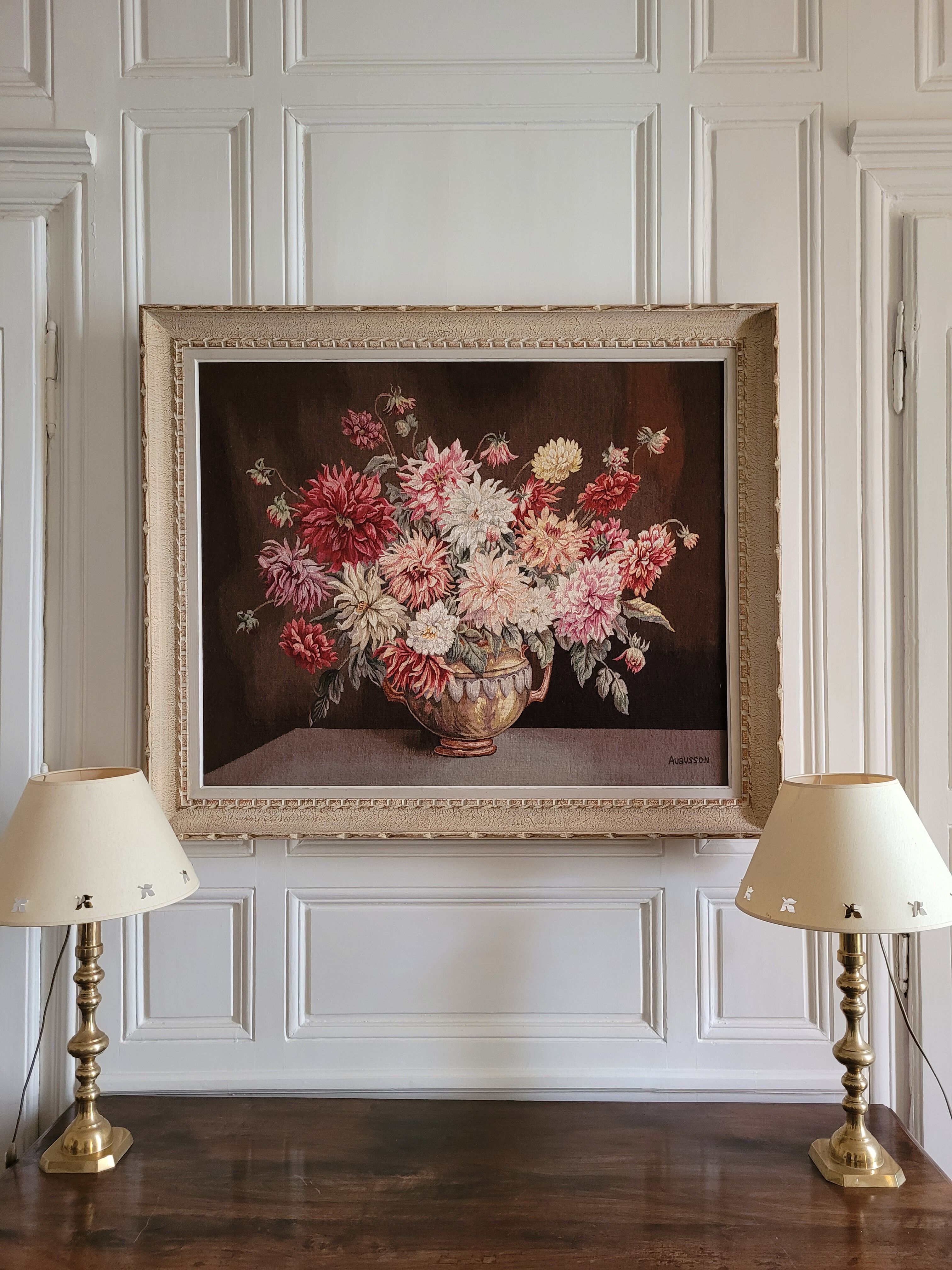 Flower bouquet tapestry