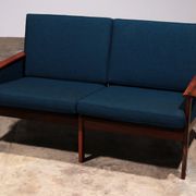 Banc et table Capella par Illum Wikkelsø pour Niels Eilersen, 1960