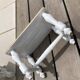 Lot de 2 petits tabourets relookes maison de campagne