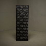 Large Italian brutalist floor lamp 1970s