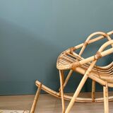 Rattan children's armchair