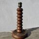 Art Deco wooden lamp base in the style of Charles Dudouyt.