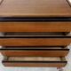 Chest of drawers vintage foot compass 1950