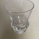Set of six Daum glasses
