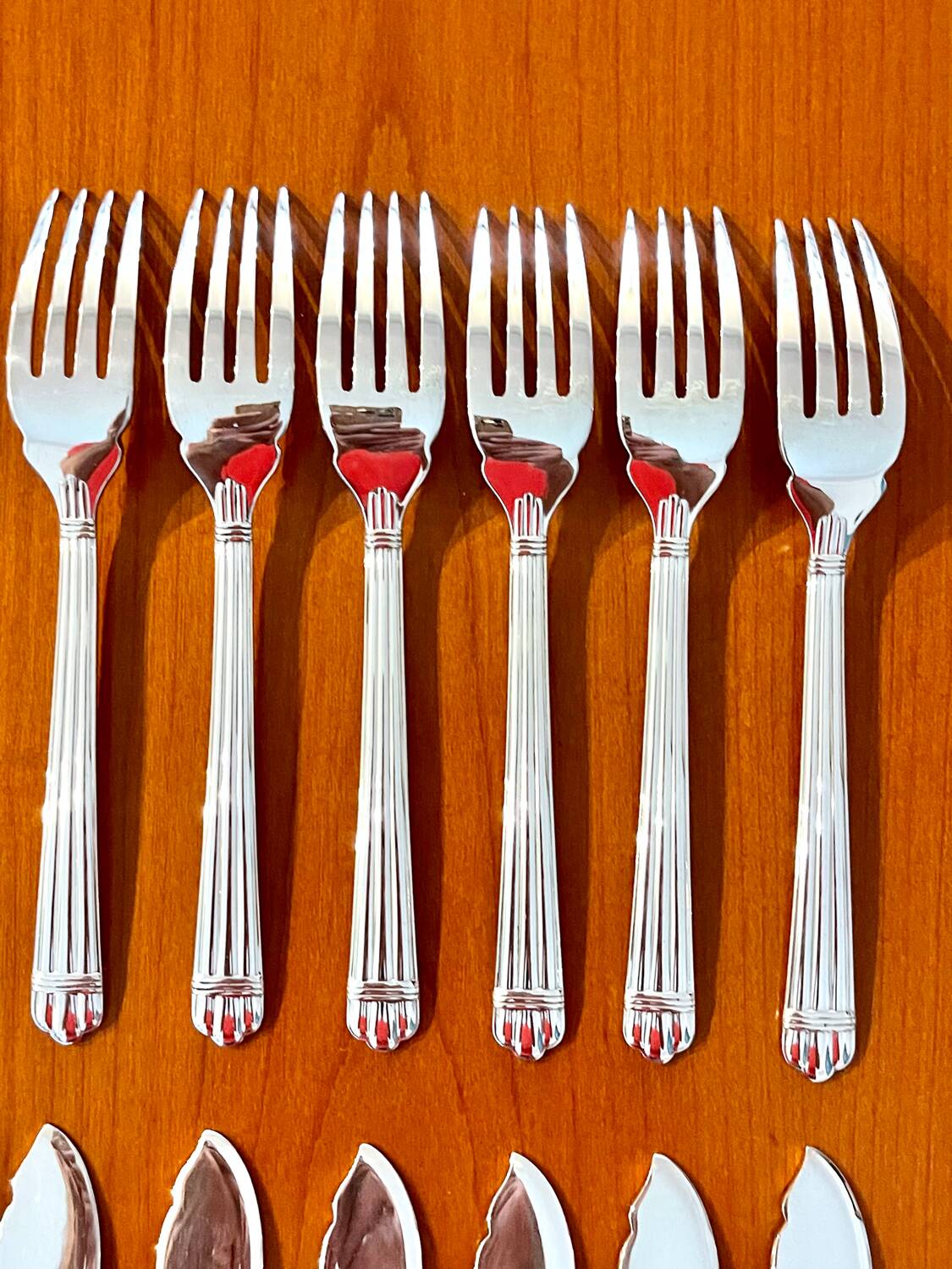 Christofle aria 6 fish cutlery set (12 pieces)