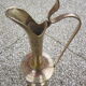 Indian brass ewer: inlaid plant motifs