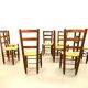 Chaises rustiques années 60/70