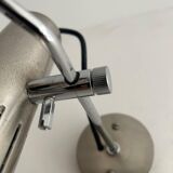 Paire d'appliques vintage orientable Alain Richard A5, métal chromé et mat, France 1960