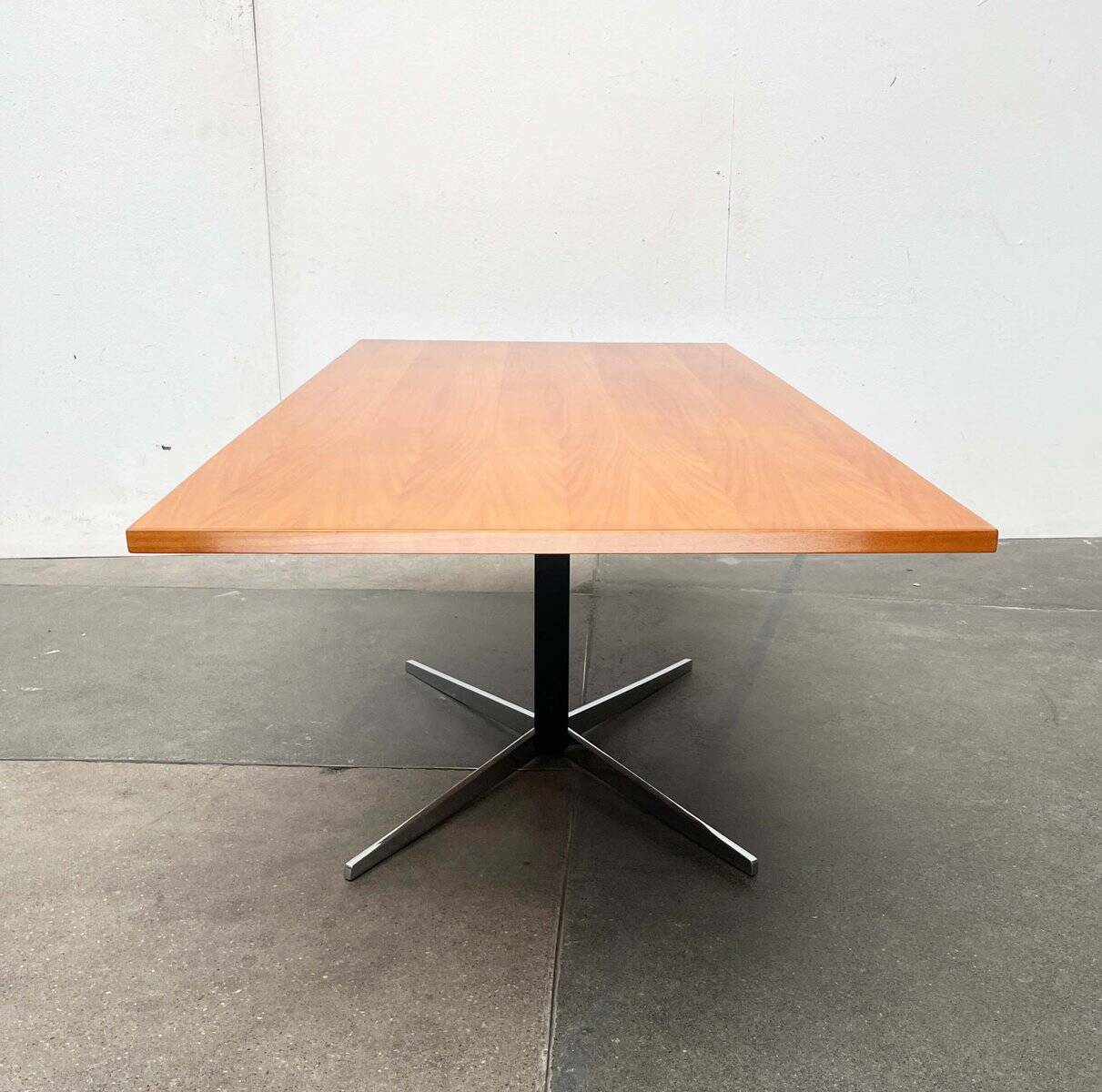 German adjustable dining table in mid-century style by J.M. Thomas for Wilhelm Renz, 1960s