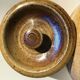La Borne iridescent blue sandstone teapot signed