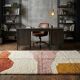 Handmade traditional pure wool rug size 2/3 m