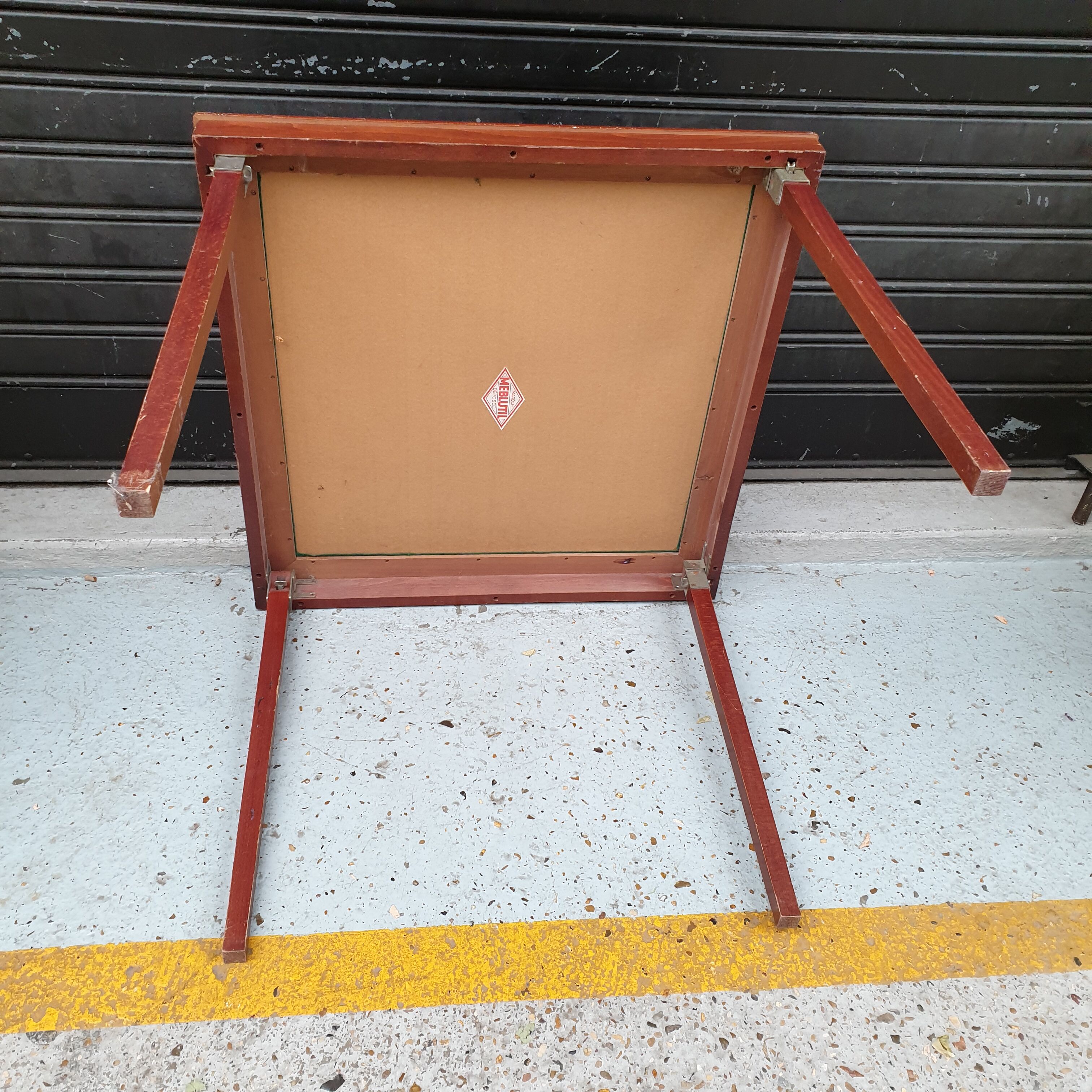Table de jeu table de bridge pliante vintage meblutil