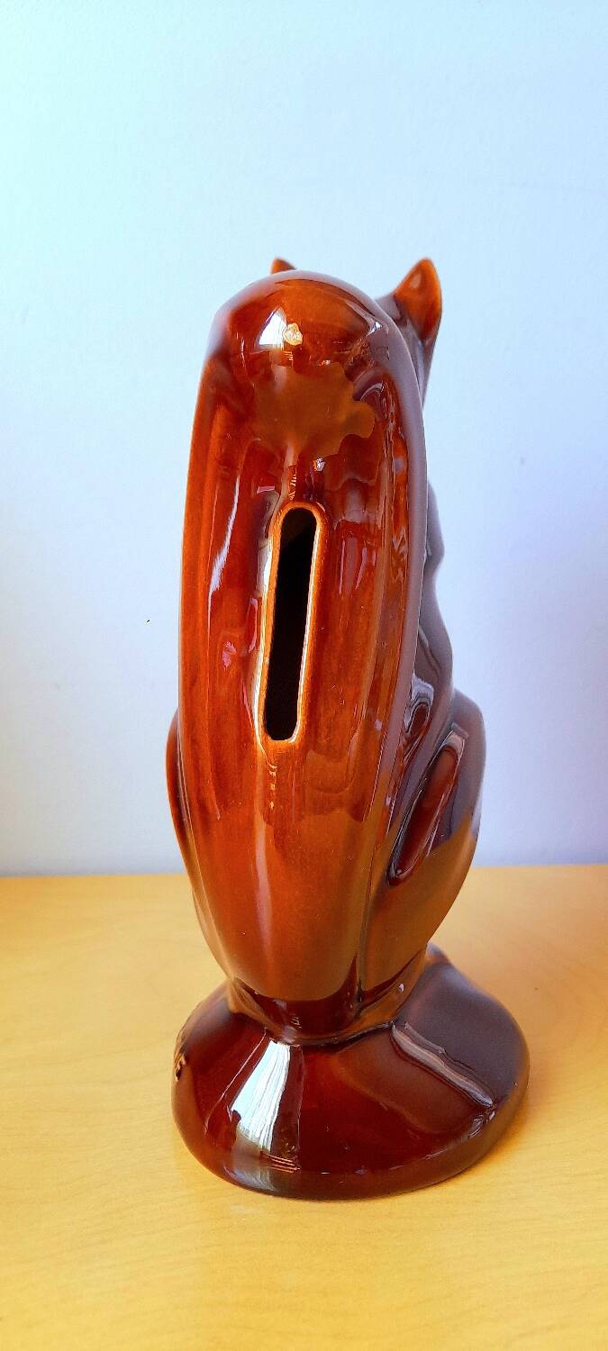 Advertising piggy bank squirrel savings bank