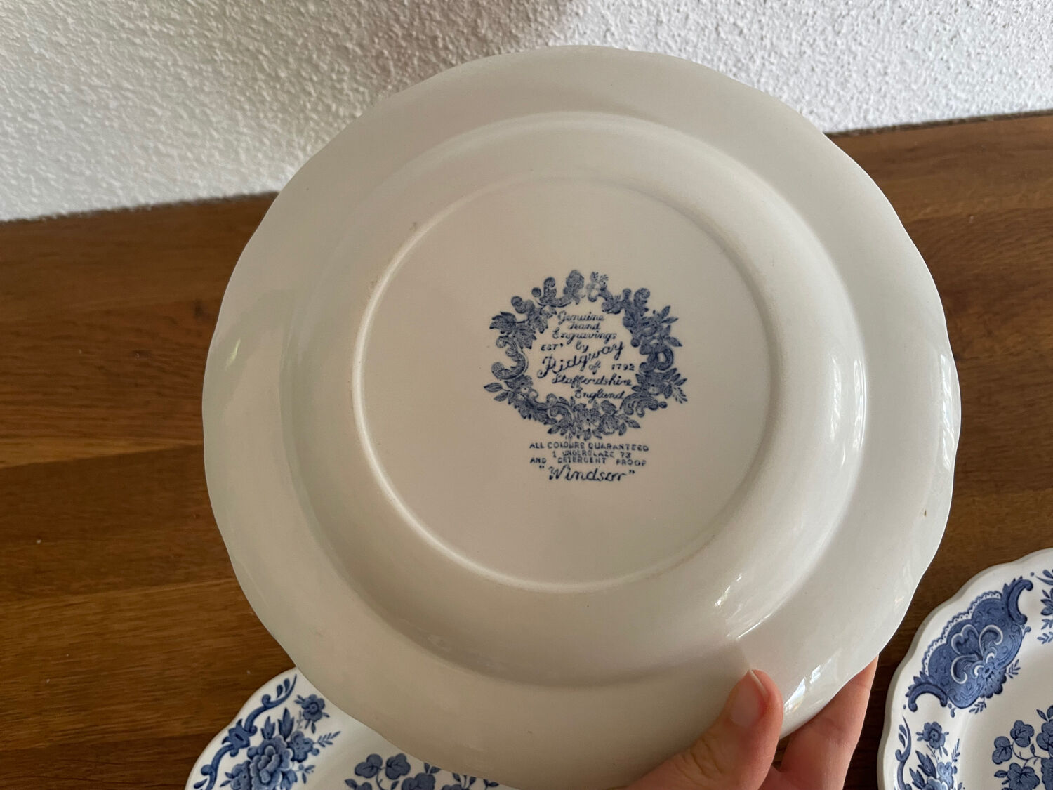 Lot d’assiettes Ridgway Windsor