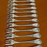 Christofle Marly 12 cake forks new condition