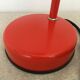 Flexible red desk lamp