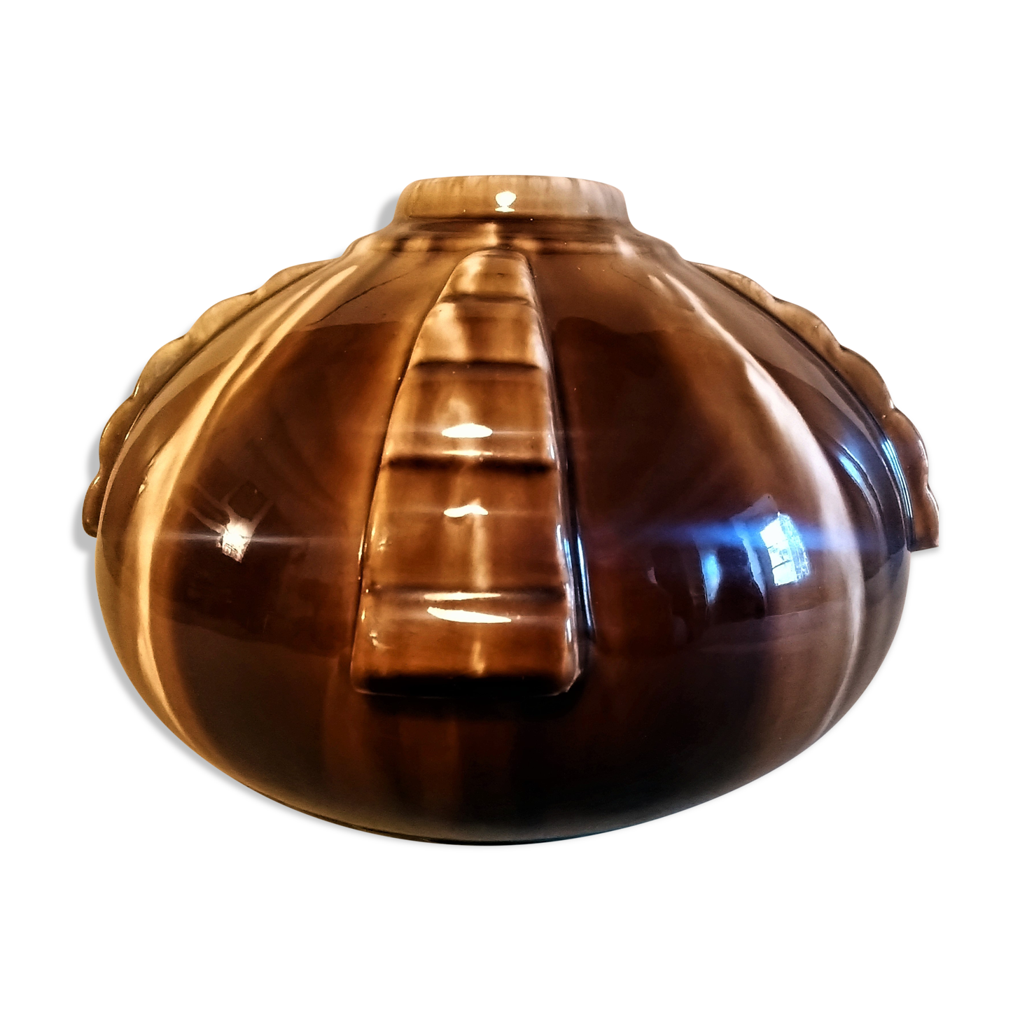 Glazed ceramic vase Elgé in Vierzon