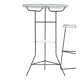 Tampico high table and 2 Cenote BOQA high stools