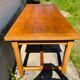 Dining farm table for 8 people in solid oak with 1 drawer 1950 200x85x79cm