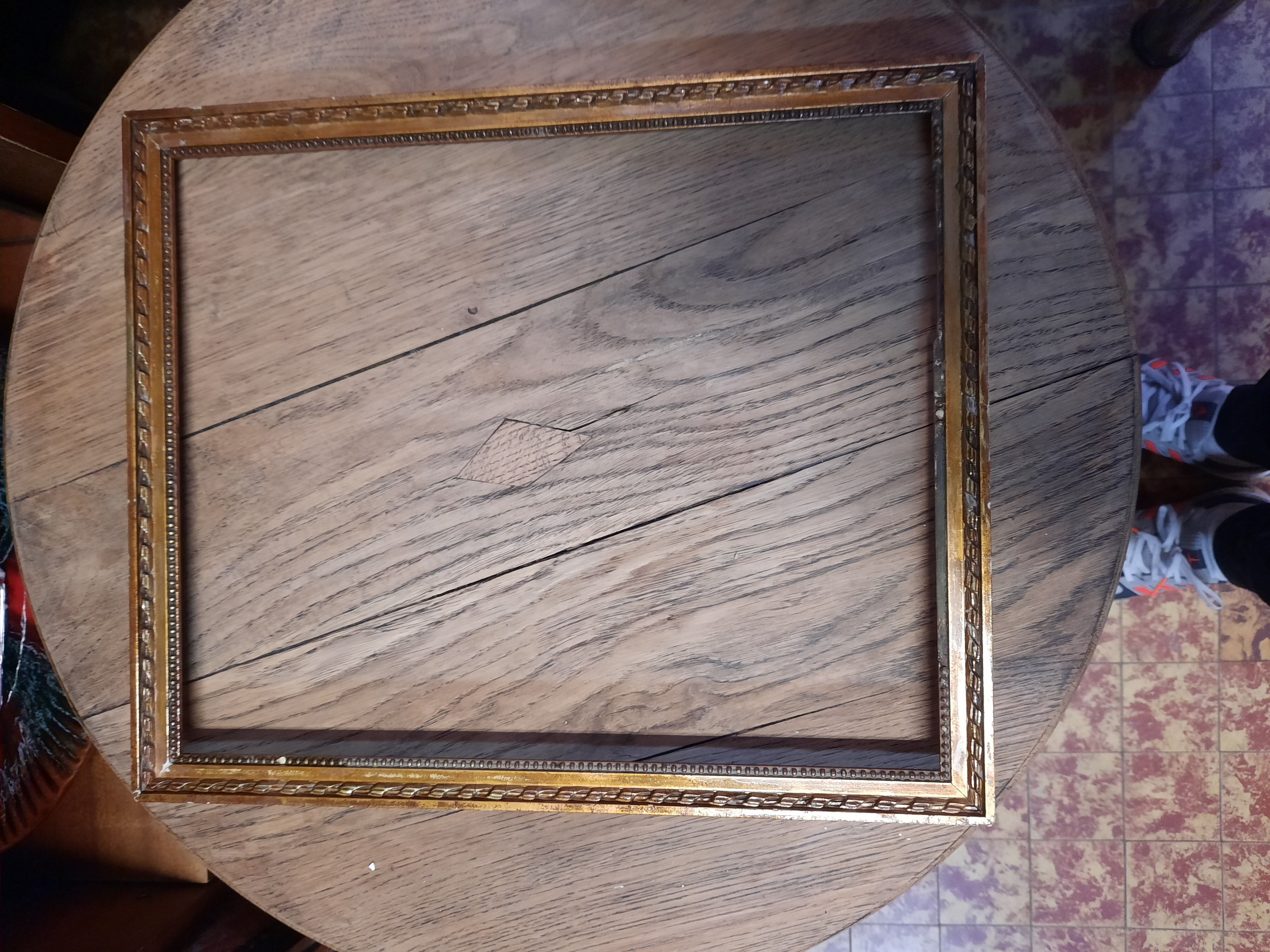 Lot of old gilded frames