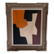 Peinture abstraite sur panneau