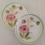 Dessert Plates Moulin des Loups Orchies Corinne Vintage Model