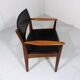 Armchair in teak & leather by Frem Røjle, Denmark