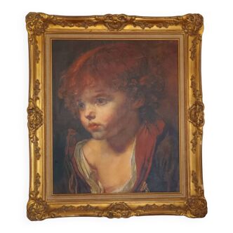 Child portrait Jean-Baptiste Greuze XXth
