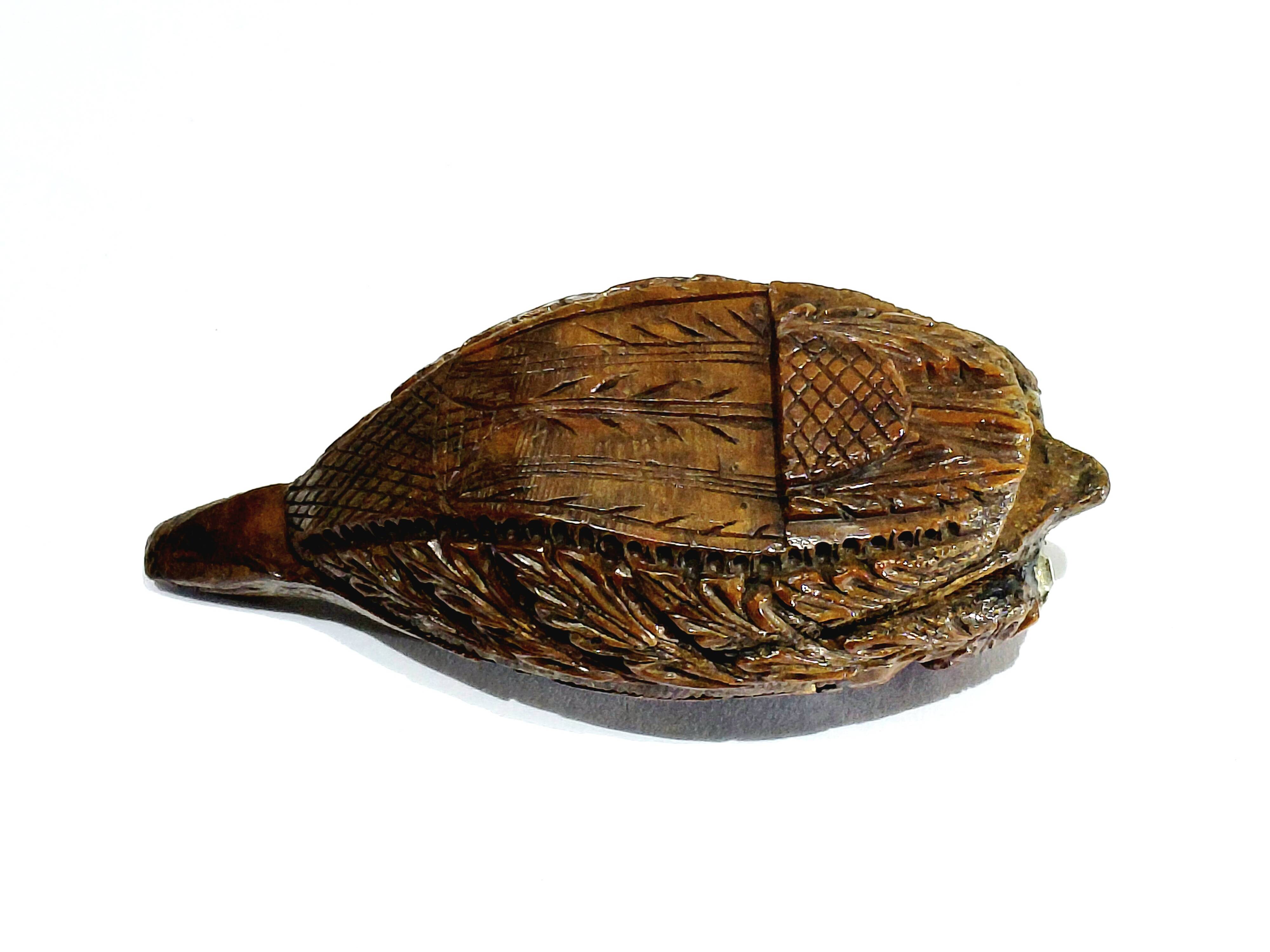 FOLK ART - WOODEN TOBACCO BOX