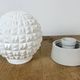 Vintage White Porcelain Ceiling Light, 1970s