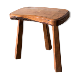 Wooden tripod stool